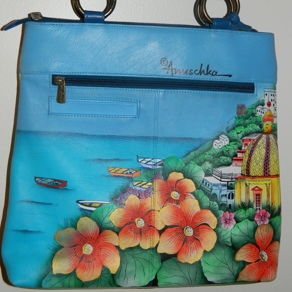 "Anuschka" genuine leather handbag